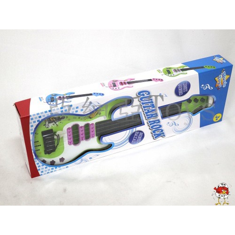 滿500元才能出貨！！！365-3D燈光音樂搖滾吉他 (顏色隨機）