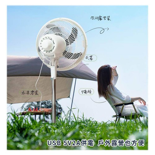 EASY SLIM量子石墨烯負離子風扇-14吋