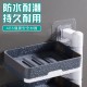 免打孔浴室三層旋轉置物架-灰