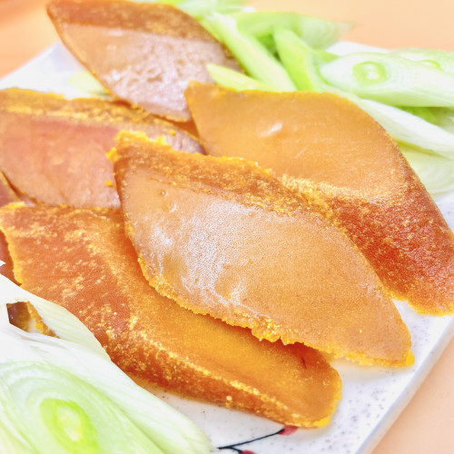 一口烏魚子